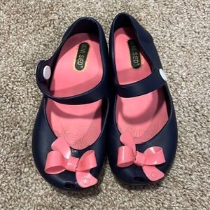 MINI SED usa 11 girl shoes navy pink bow